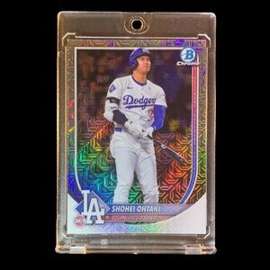 RARE Shohei Ohtani Chrome Refractor - Short Print Silver Prizm Card